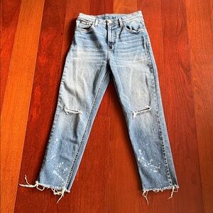 BDG  Boyfriend Distressed Blue Jeans